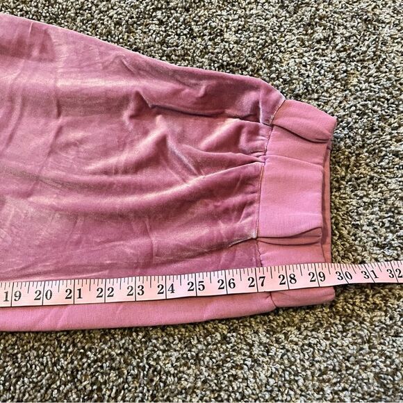 NWOT All Worthy Hunter McGrady Mixed Media Velvet Jogger - Picture 10 of 10